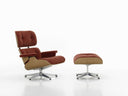 Eames Tekli Koltuk & Puf-Berjer-Innature Home-Mat Siyah Deri-NowShopFun
