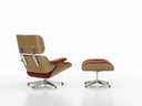 Eames Tekli Koltuk & Puf-Berjer-Innature Home-Mat Siyah Deri-NowShopFun