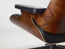 Eames Tekli Koltuk & Puf-Berjer-Innature Home-Mat Siyah Deri-NowShopFun