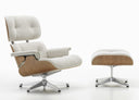 Eames Tekli Koltuk & Puf-Berjer-Innature Home-Mat Siyah Deri-NowShopFun
