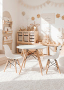 Eames Masif Kayın Masa Takımı
