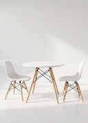 Eames Masif Kayın Masa Takımı