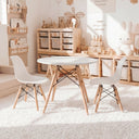 Eames Masif Kayın Masa Takımı