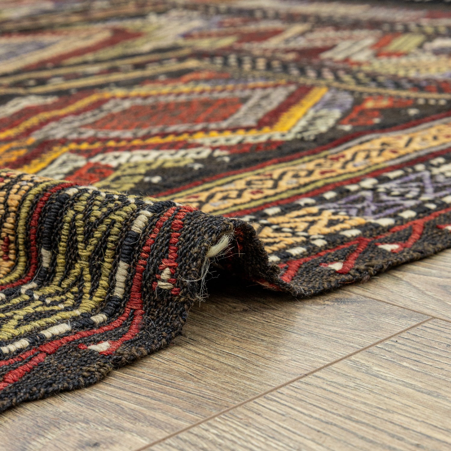 Ebren Geometrik El Dokuma Kilim 171x185 cm