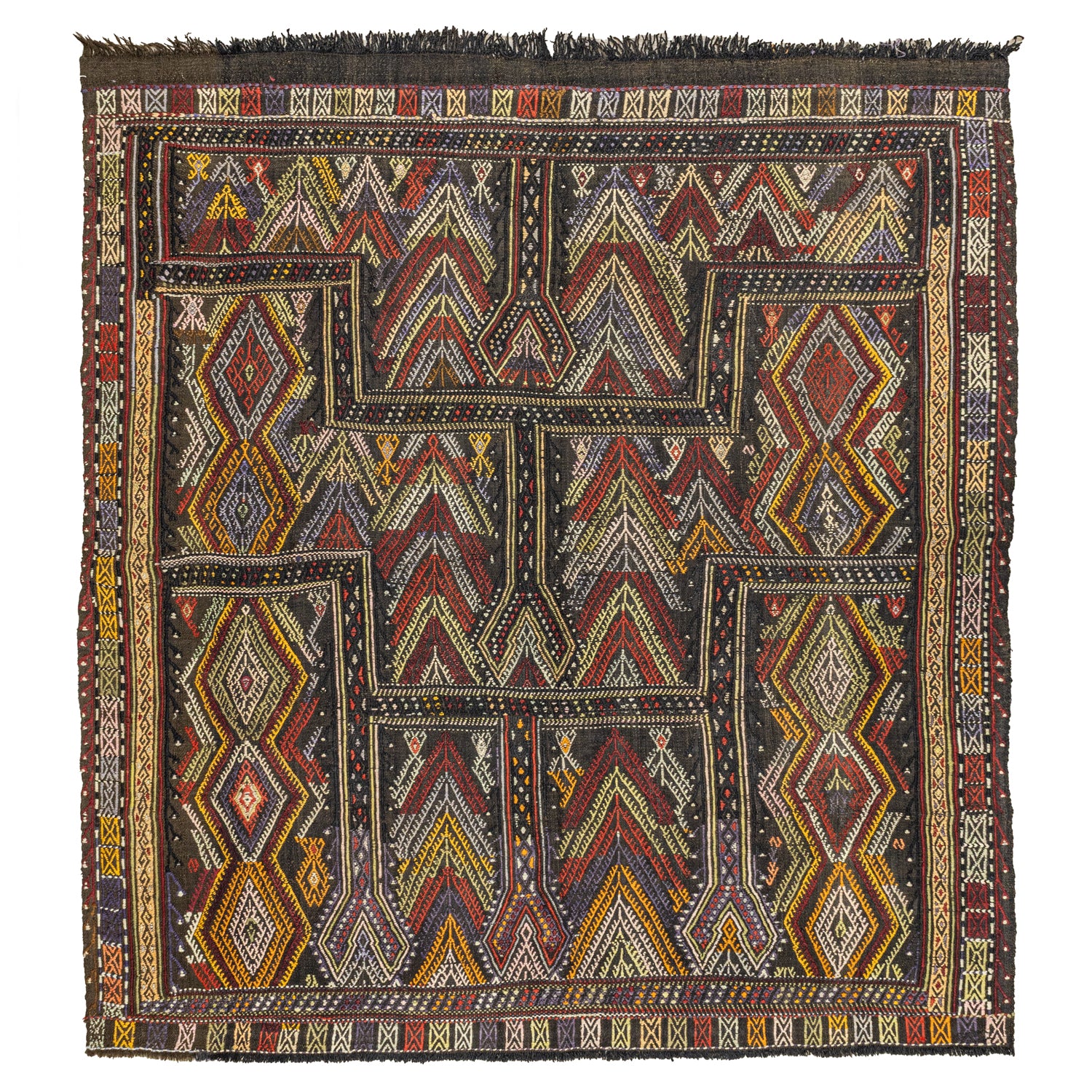 Ebren Geometrik El Dokuma Kilim 171x185 cm