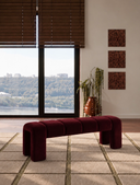 Lucca Bordo Kadife Bench