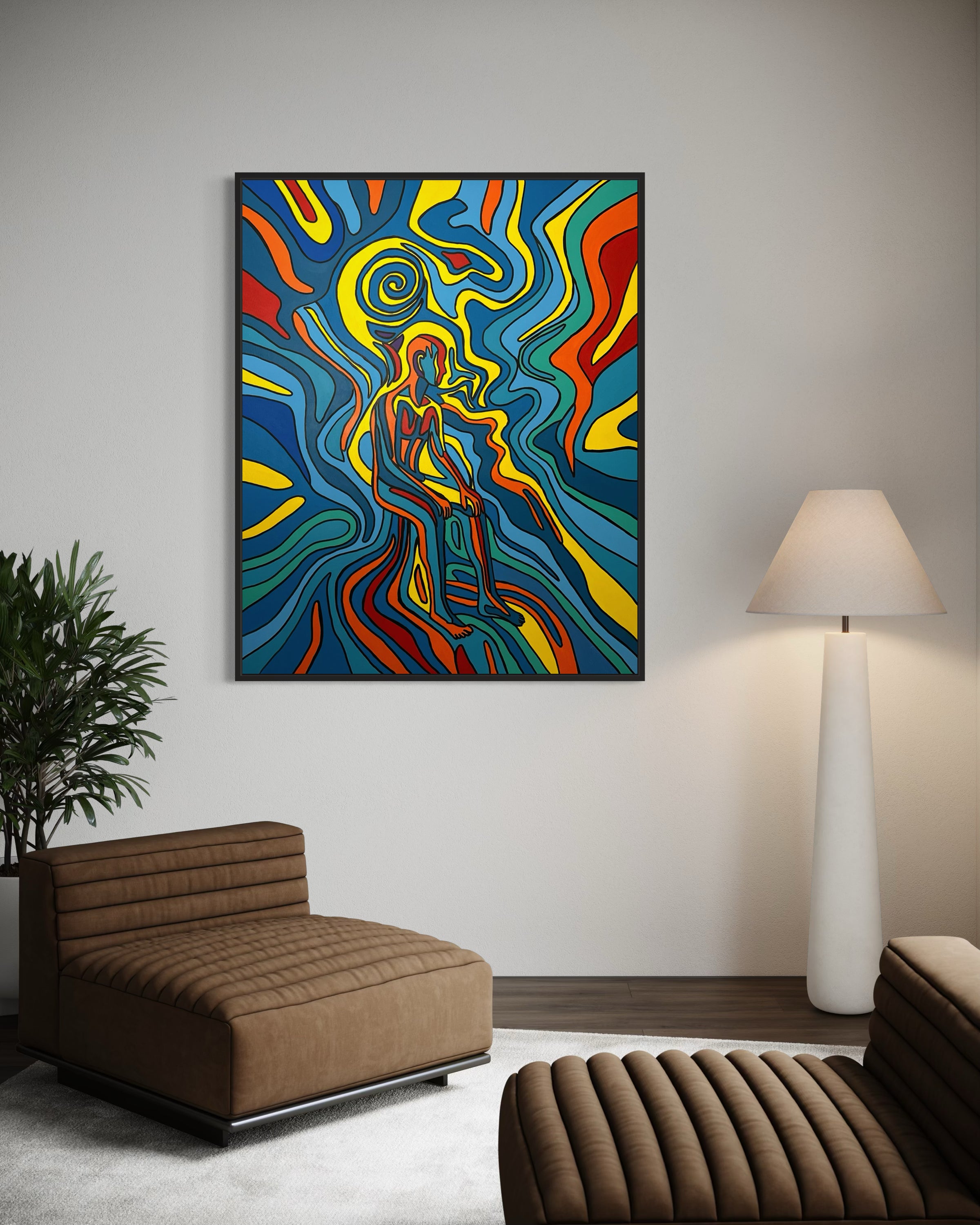 Echoes In The Flow Tablo Pt.2 | 120x150 cm