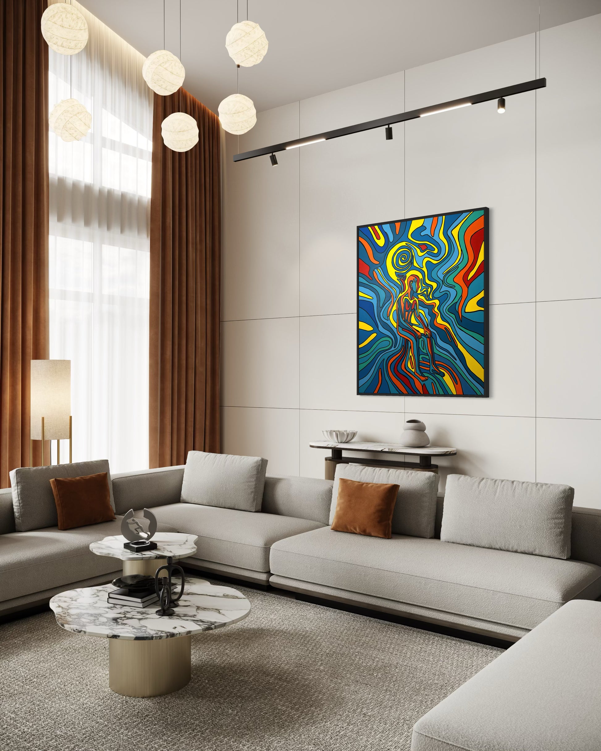 Echoes In The Flow Tablo Pt.2 | 120x150 cm