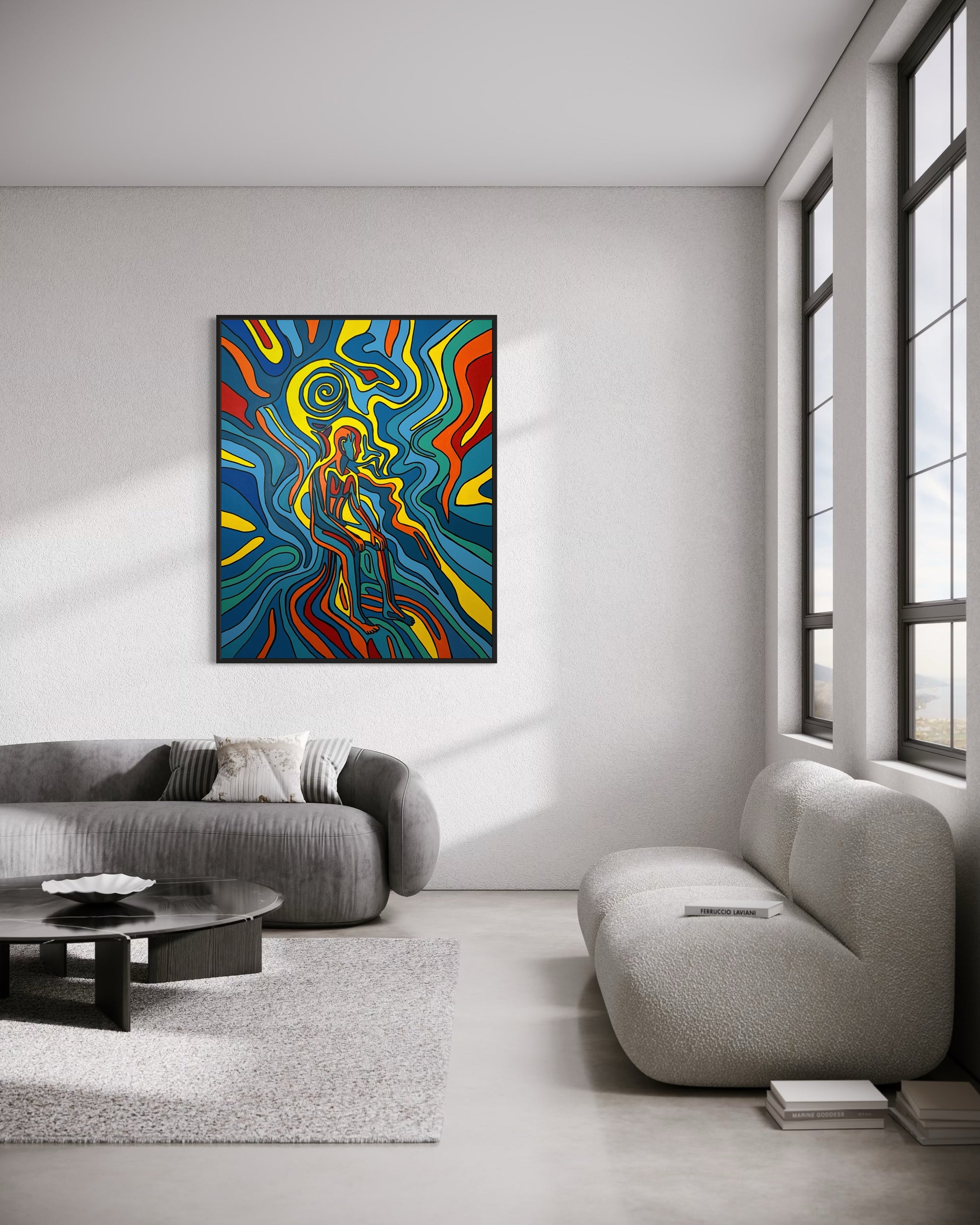 Echoes In The Flow Tablo Pt.2 | 120x150 cm