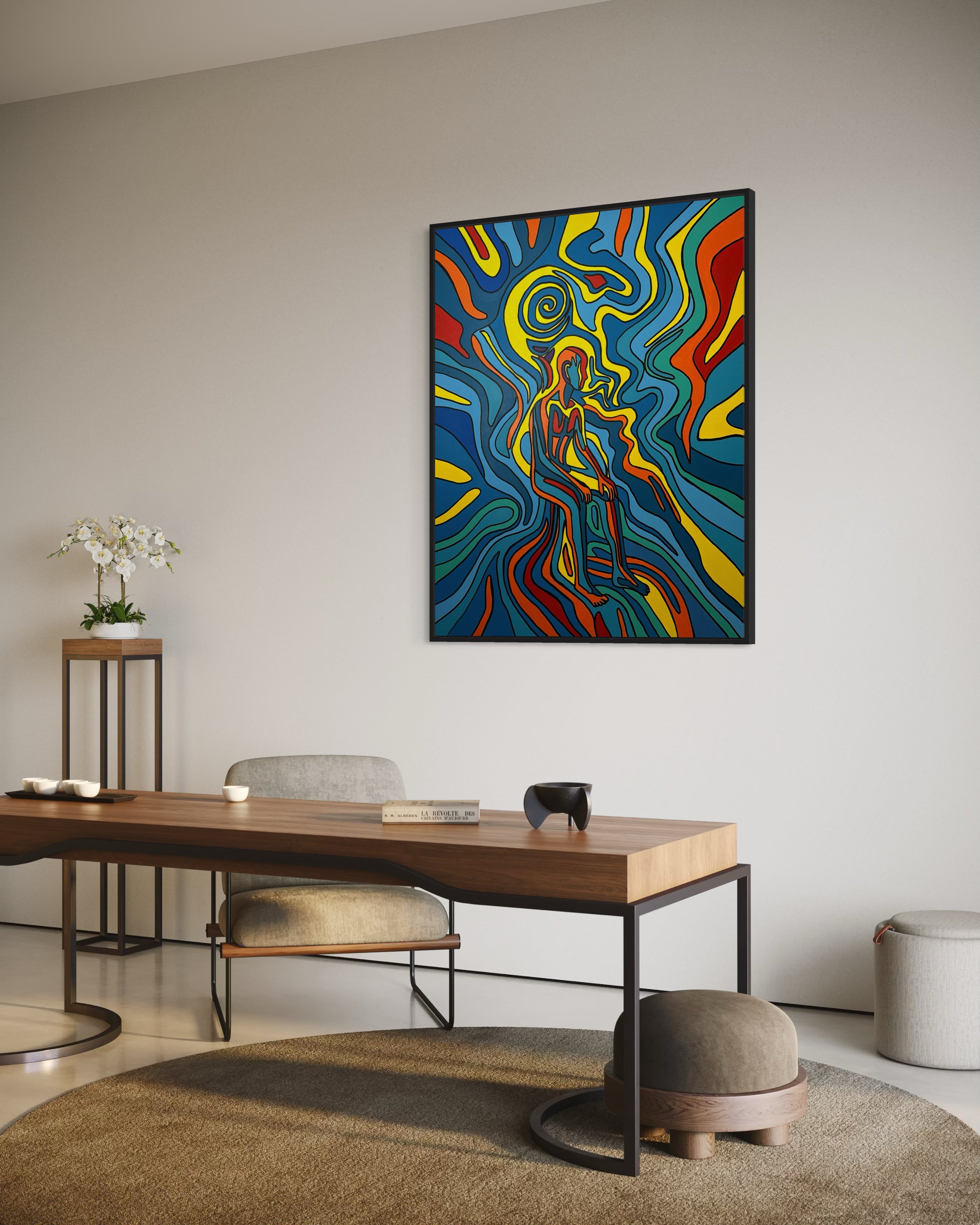 Echoes In The Flow Tablo Pt.2 | 120x150 cm