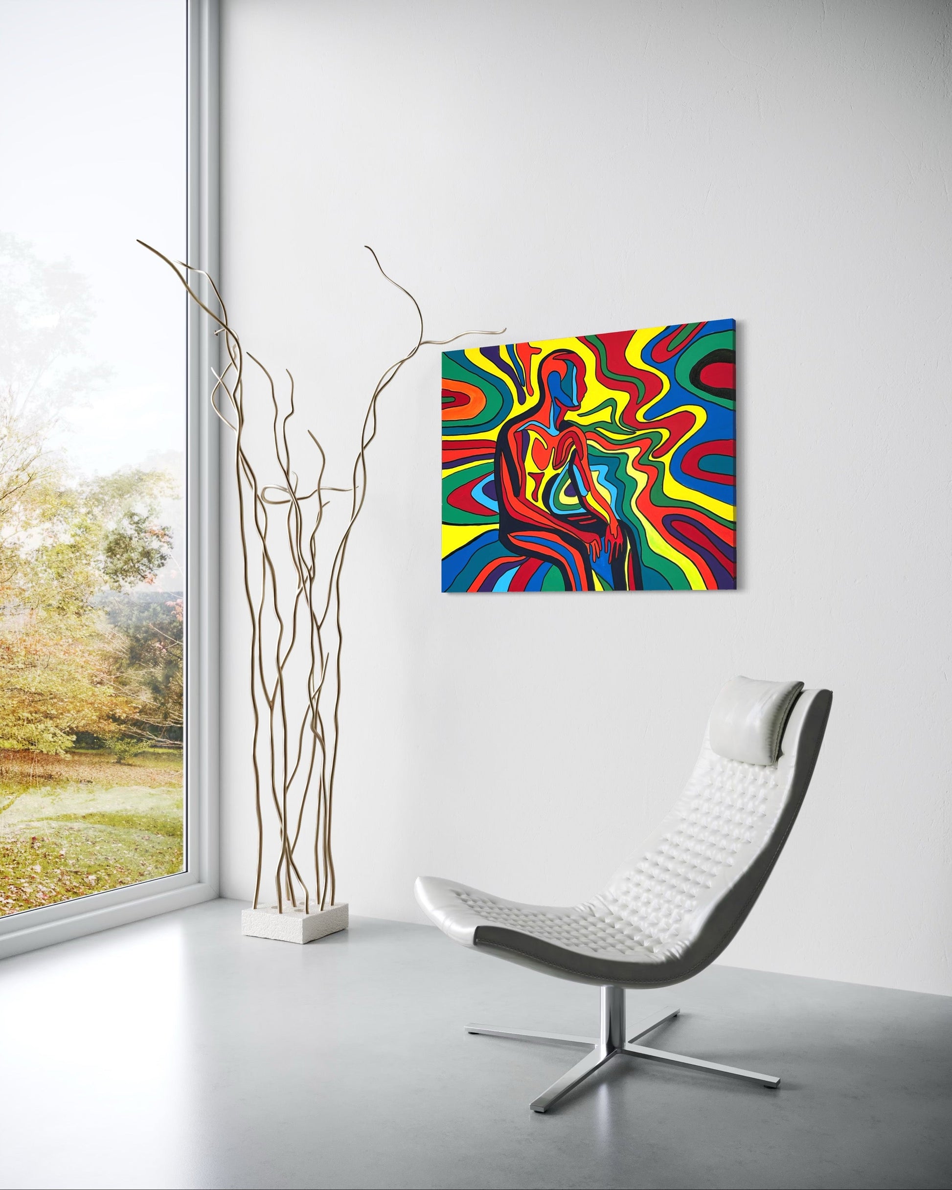 Echoes in the Flow Tablo-Tablo-Fırat Aydın Works-NowShopFun