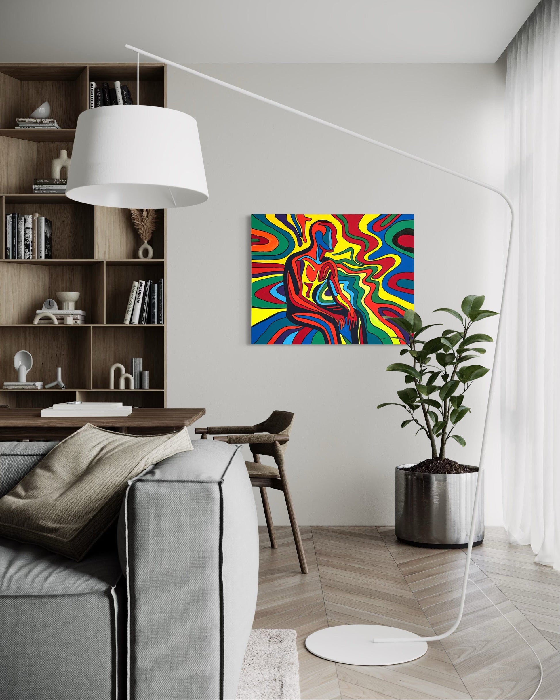 Echoes in the Flow Tablo-Tablo-Fırat Aydın Works-NowShopFun