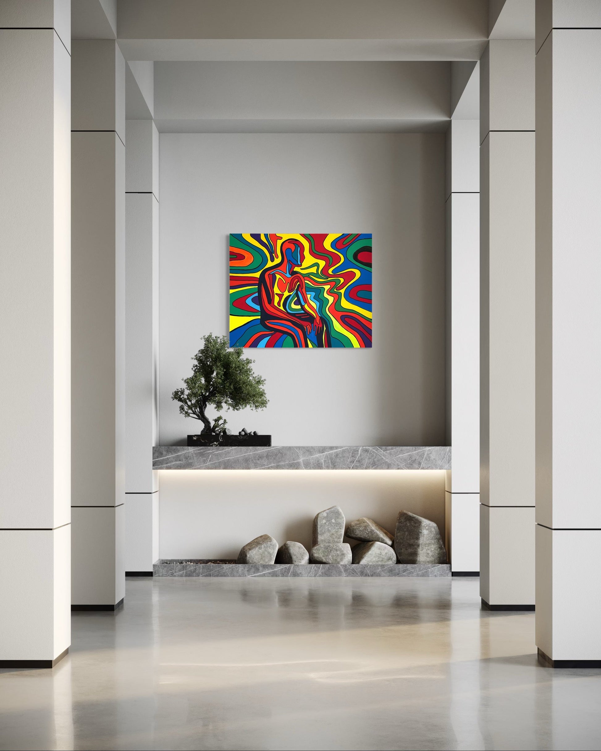 Echoes in the Flow Tablo-Tablo-Fırat Aydın Works-NowShopFun