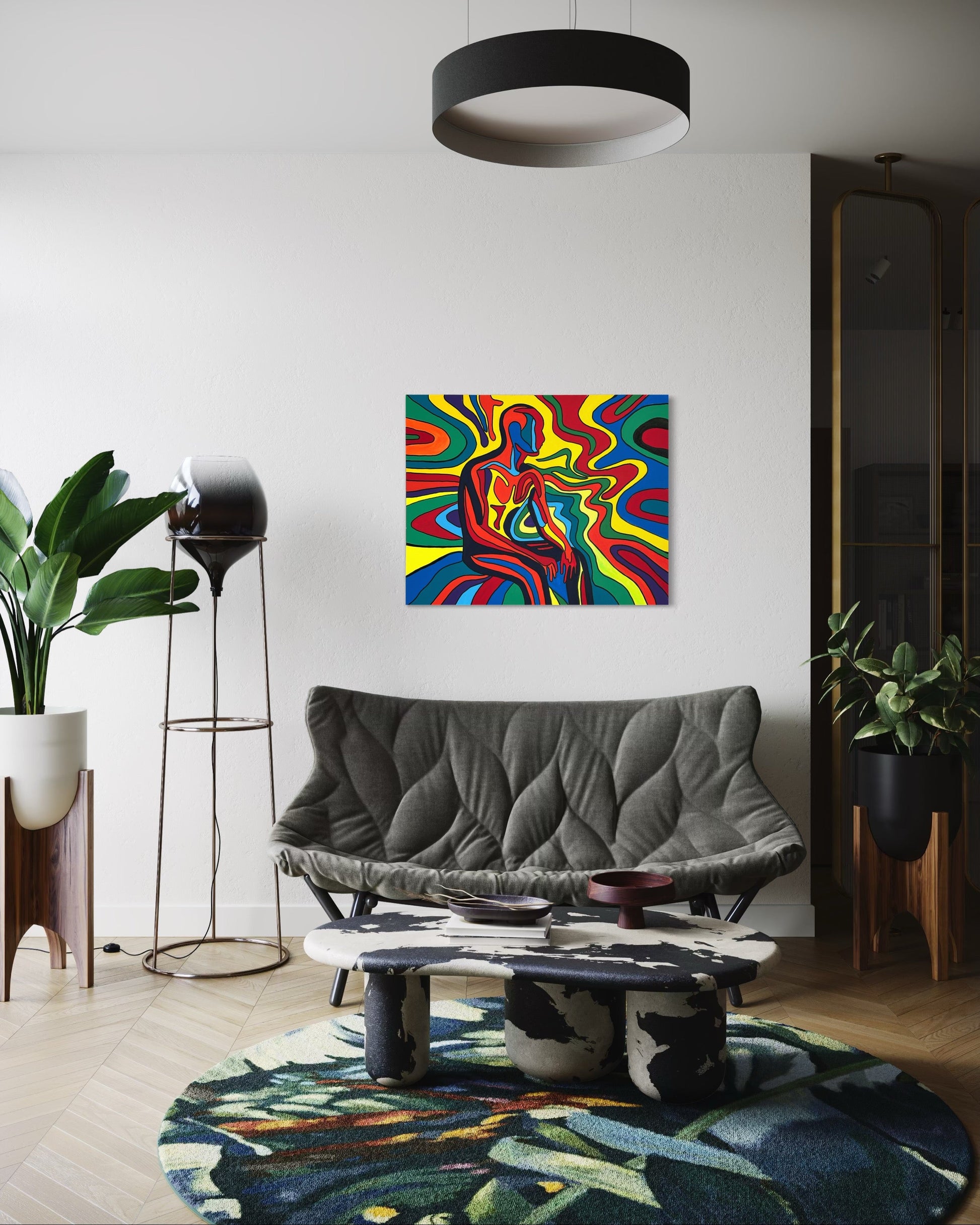 Echoes in the Flow Tablo-Tablo-Fırat Aydın Works-NowShopFun