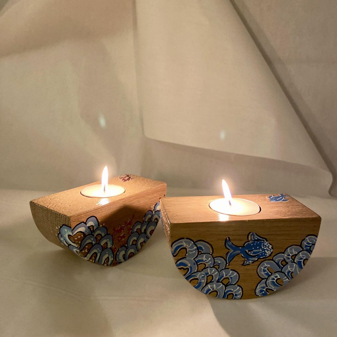 Ecle.Co Fishh İkili Tealight Seti-Mumluk-Ecle.co-NowShopFun