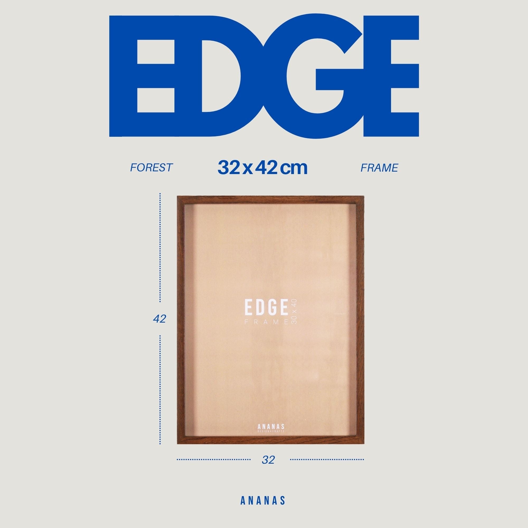 Masif Ahşap Dekoratif Çerçeve Edge Serisi