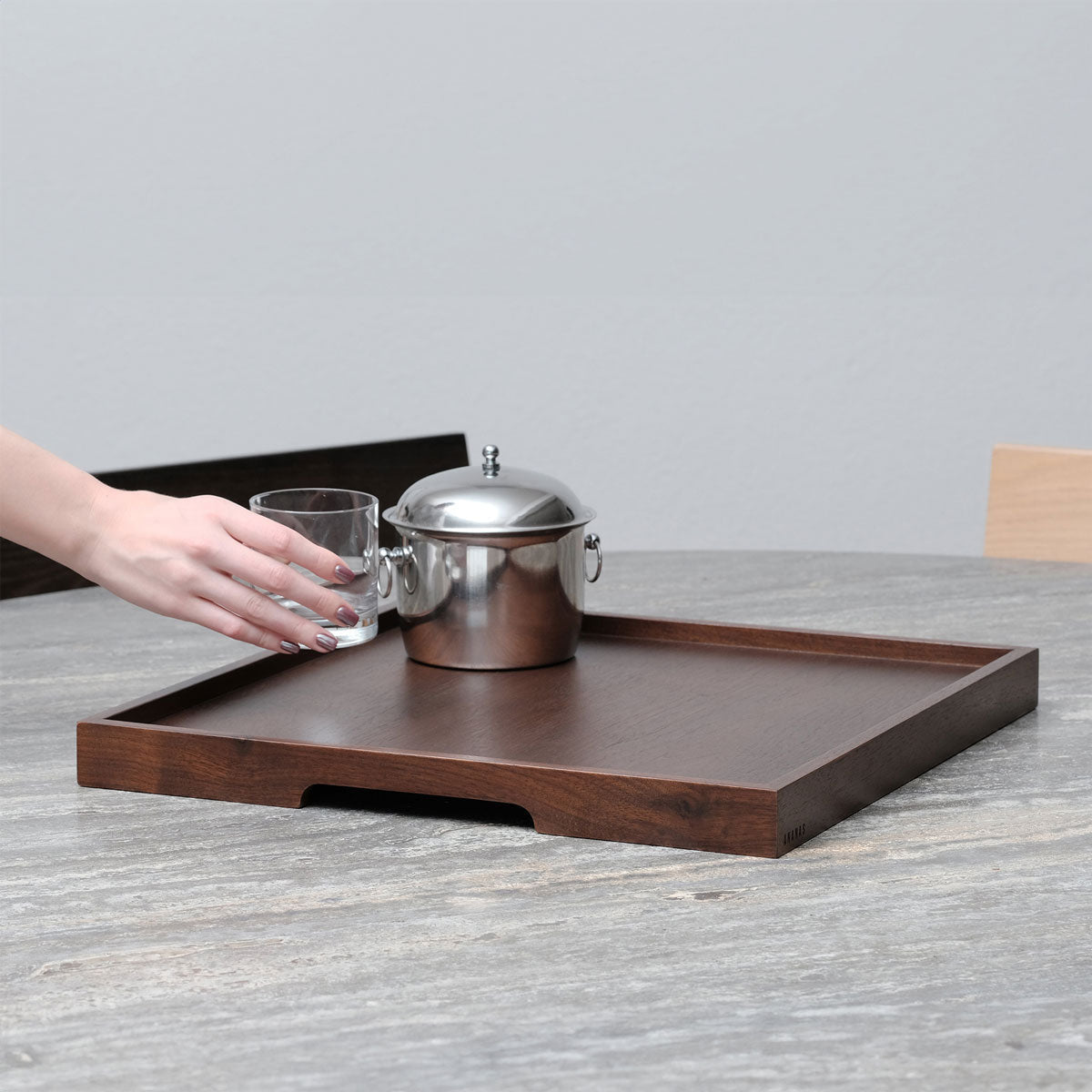 Meşe Sunum Tepsisi – Edge Serisi, Dikdörtgen