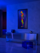 Echoes In The Inner Hold Inox Tablo | 50 × 100 cm