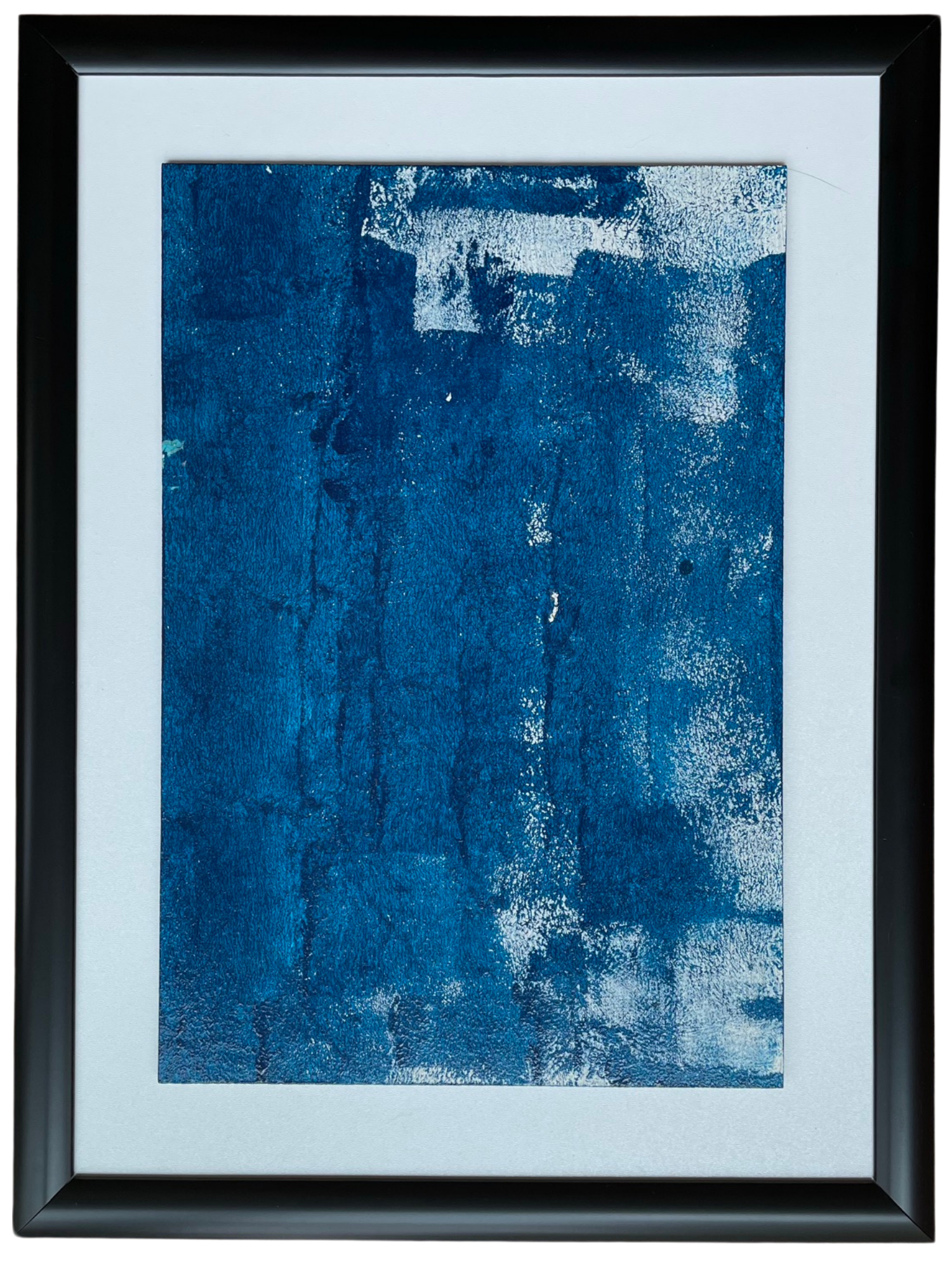 Ege Ruhu 2 Akrilik Tablo - Hazır Siyah Çerçeve 31 x 41 Cm | İç Ölçü 21 x 31,6 Cm, El Yapımı-Ebru Sayer Art & Design-NowShopFun