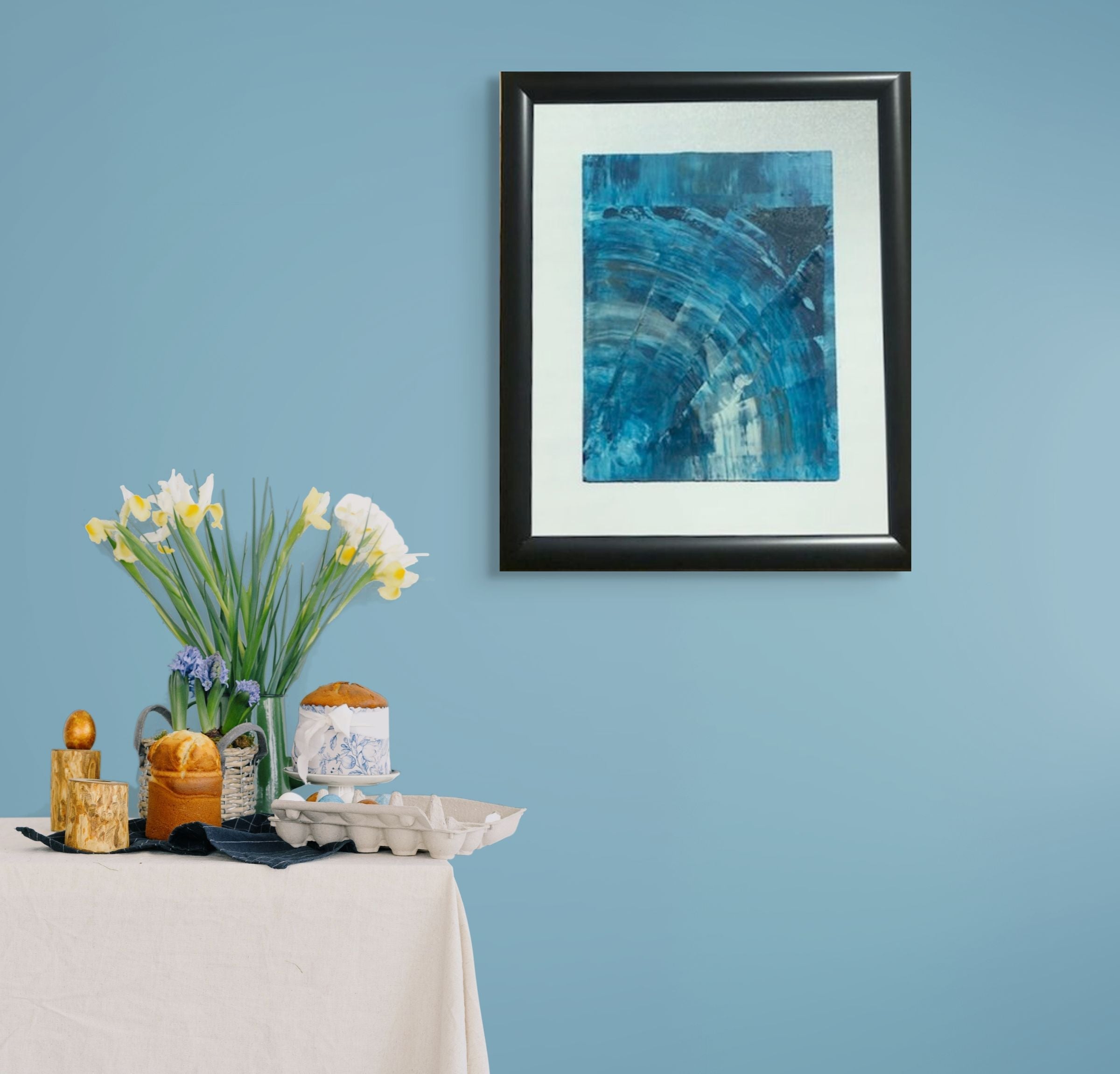 Ege Ruhu 6 - Çerçeveli 25 X 30 Cm Akrilik El Yapımı Tablo