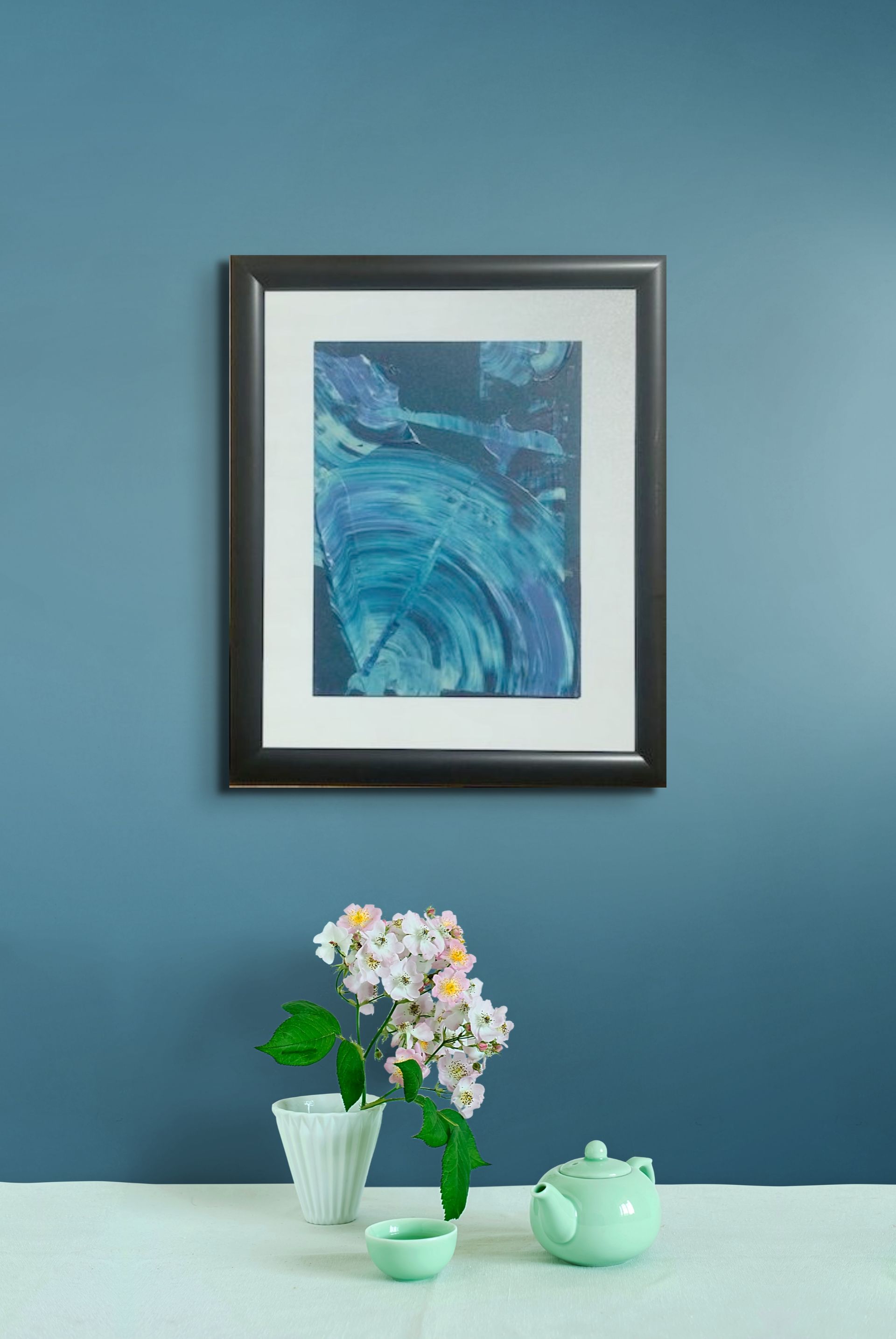 Ege Ruhu V - Hazır Çerçeveli 25 X 30 Cm Akrilik El Yapımı Tablo