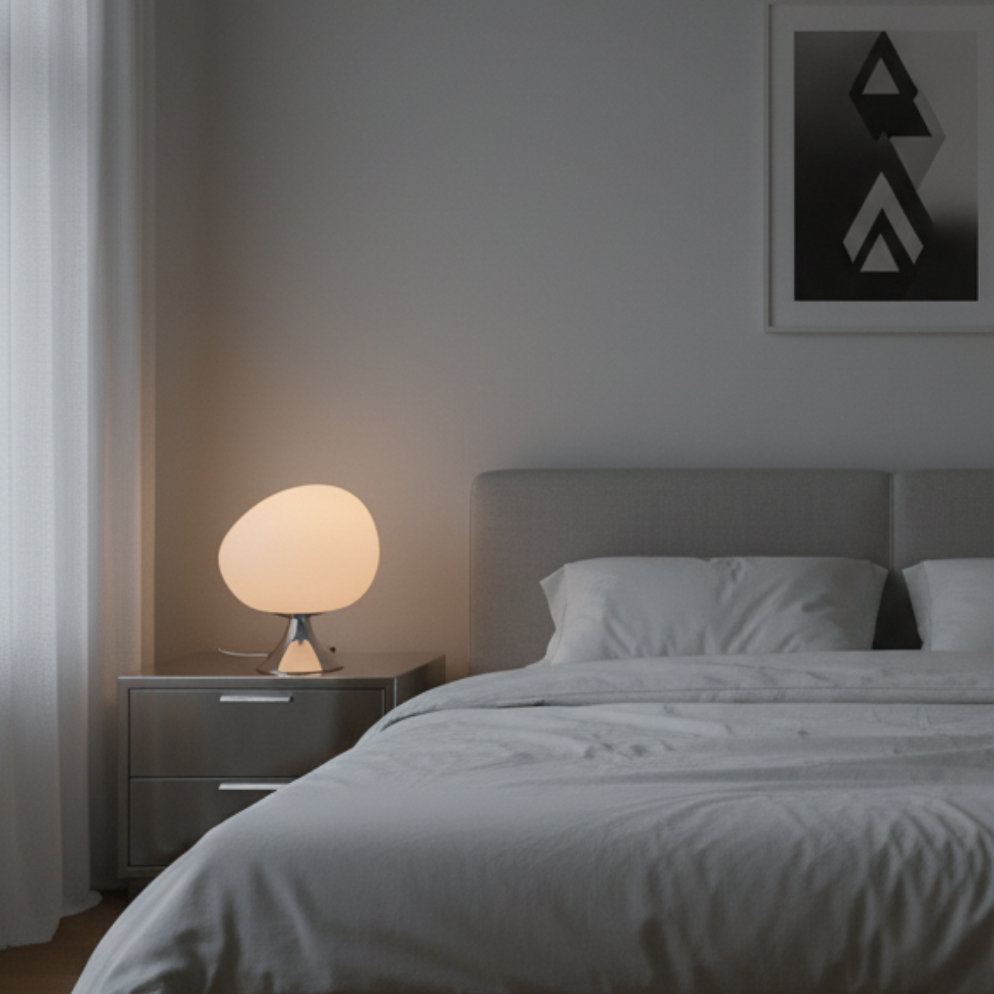 Egg Krom - Pirinç Dekoratif Aydınlatma