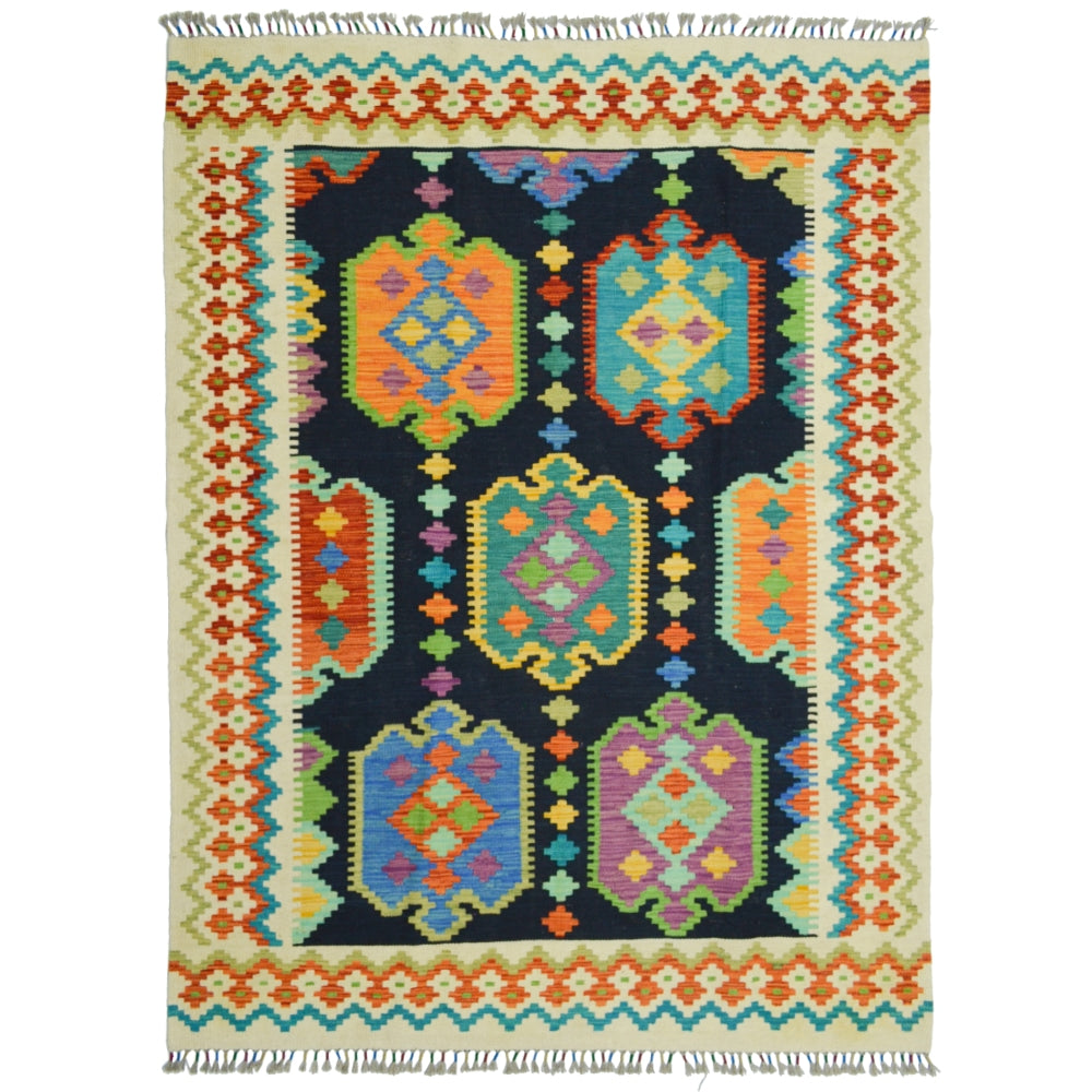 El Dokuma Afgan Kilim 150x200 cm-Kilim & Halı-KilimCo-NowShopFun
