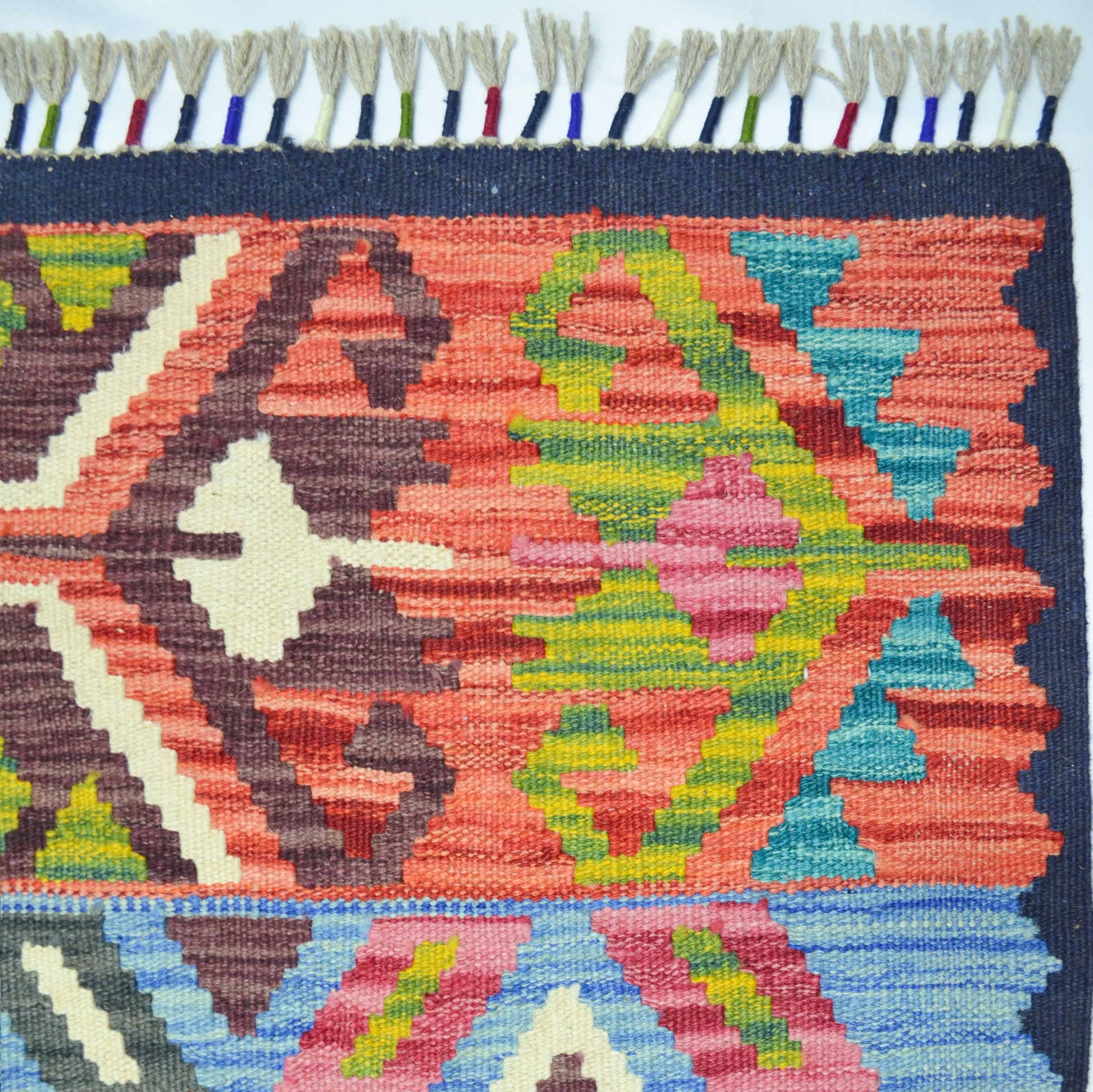 El Dokuma Afgan Kilim 168x234 cm-Kilim & Halı-KilimCo-NowShopFun