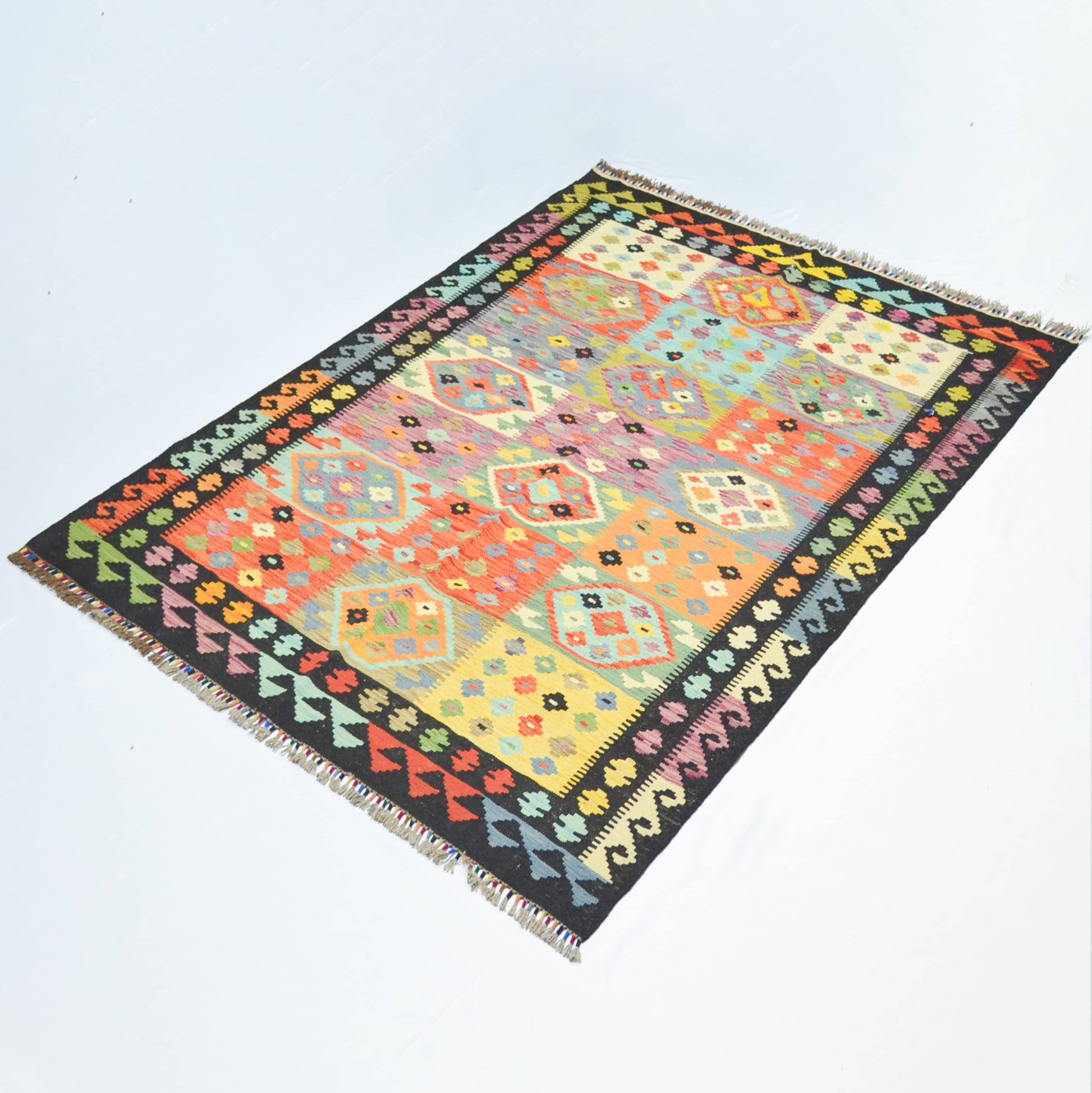El Dokuma Afgan Kilim 174x241 cm