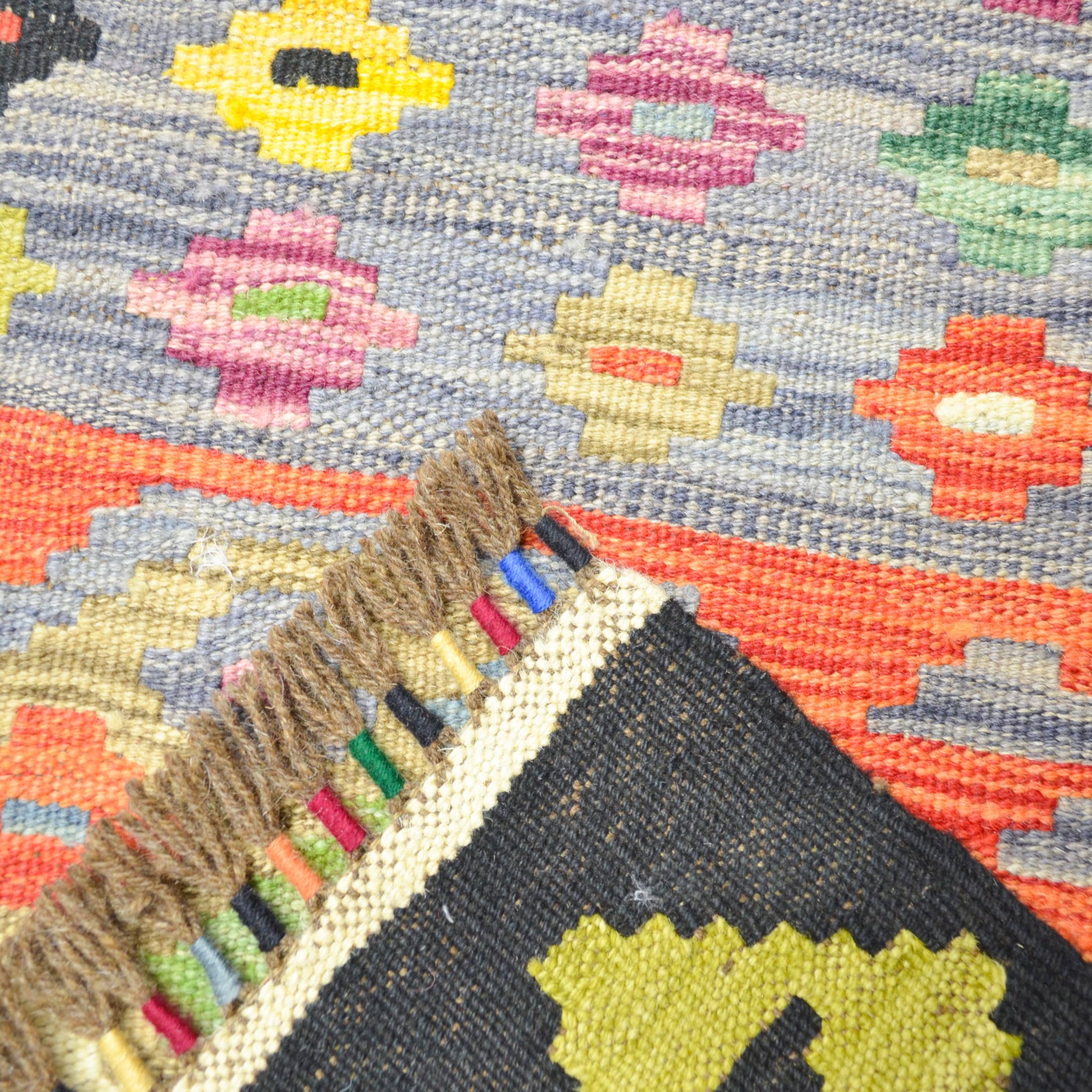 El Dokuma Afgan Kilim 174x241 cm