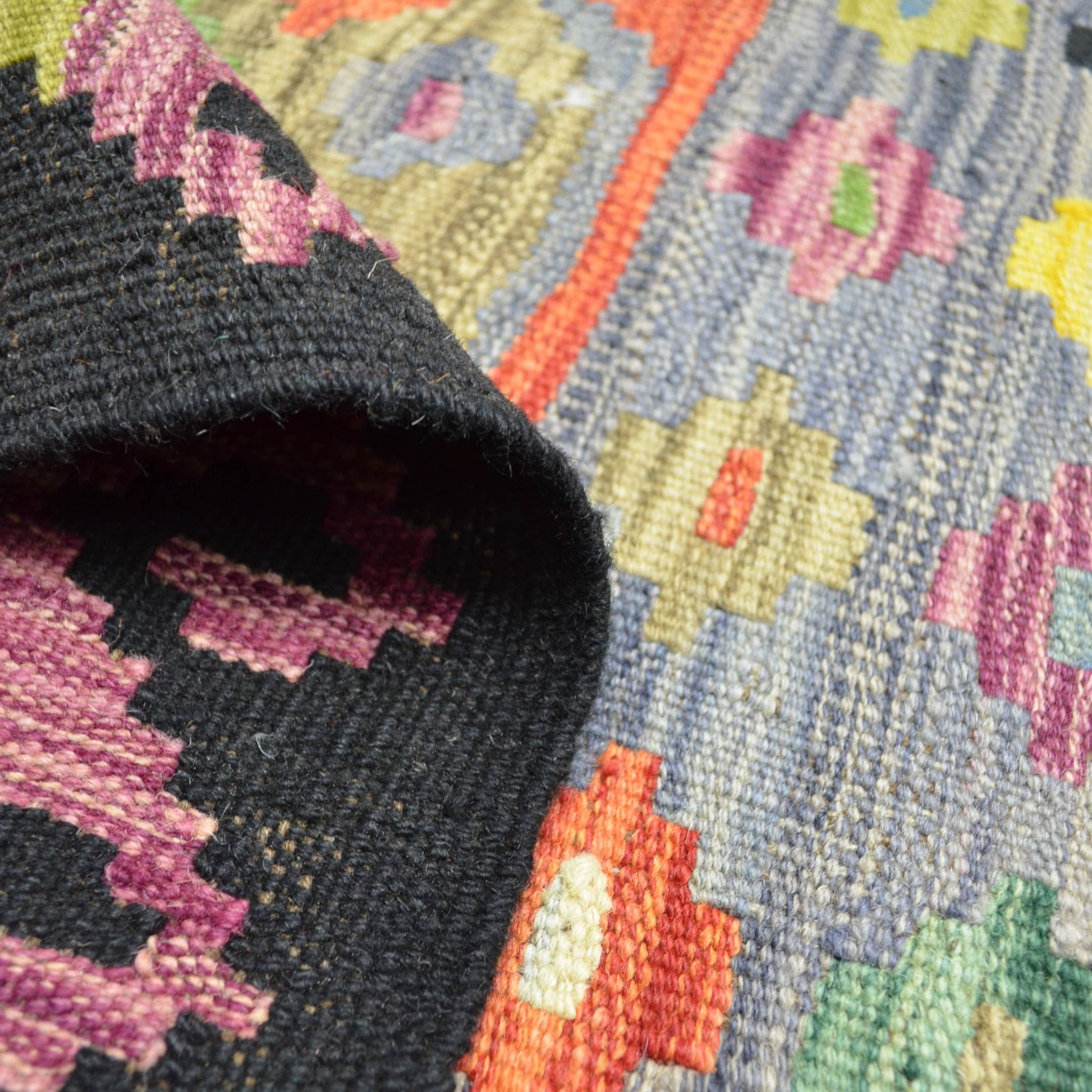 El Dokuma Afgan Kilim 174x241 cm