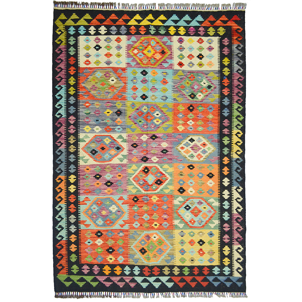 El Dokuma Afgan Kilim 174x241 cm