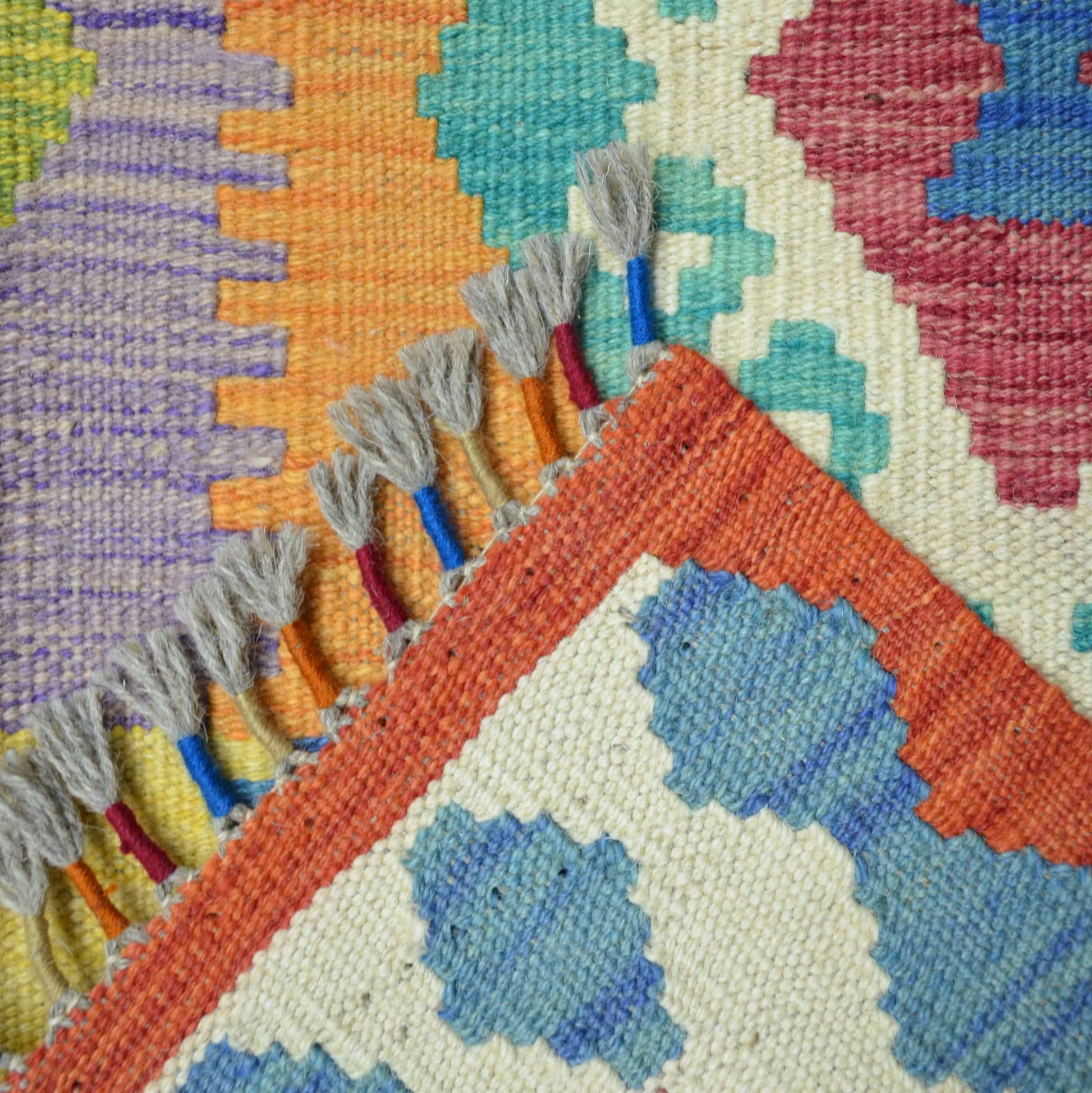 El Dokuma Afgan Kilim 177x239 cm-Kilim & Halı-KilimCo-NowShopFun