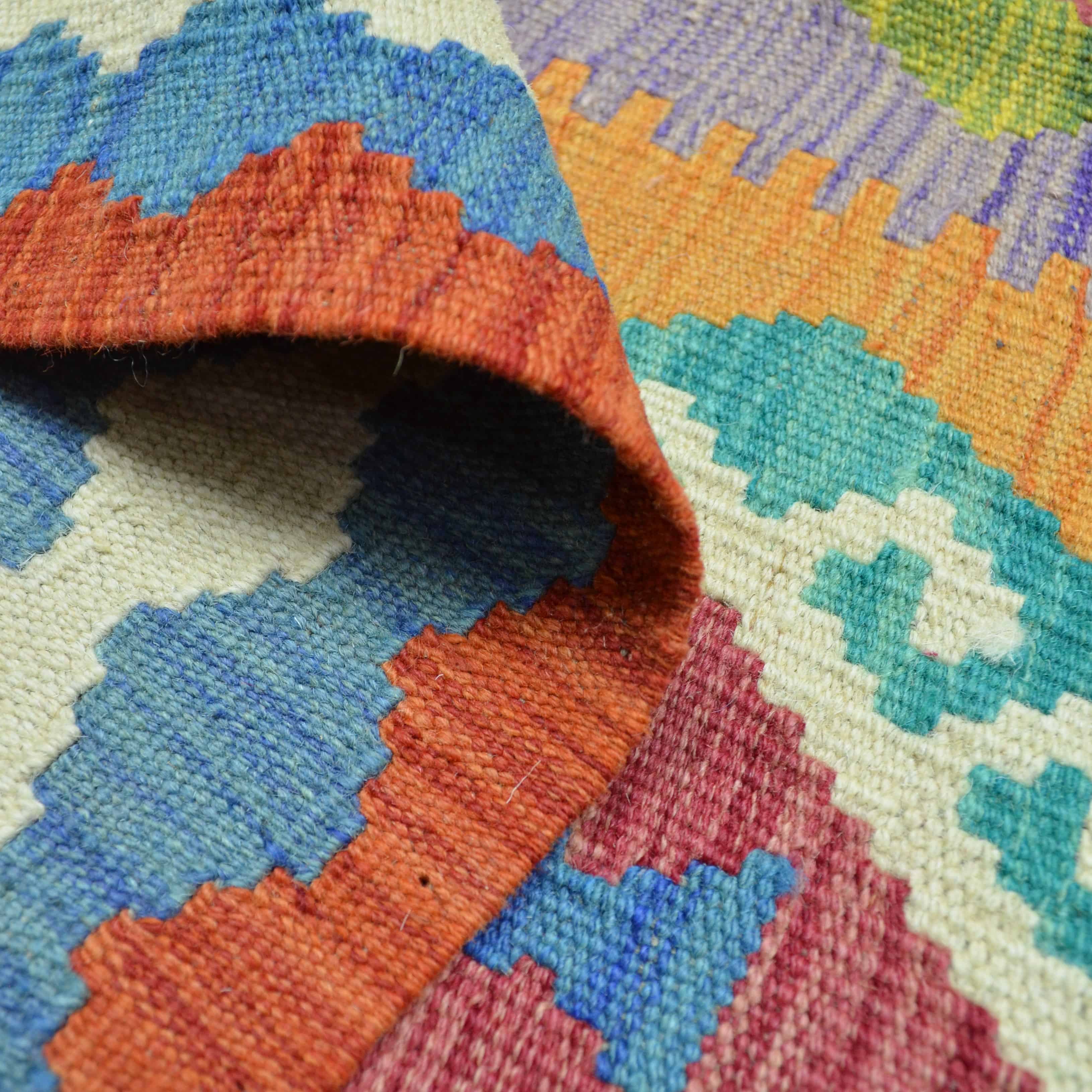 El Dokuma Afgan Kilim 177x239 cm-Kilim & Halı-KilimCo-NowShopFun