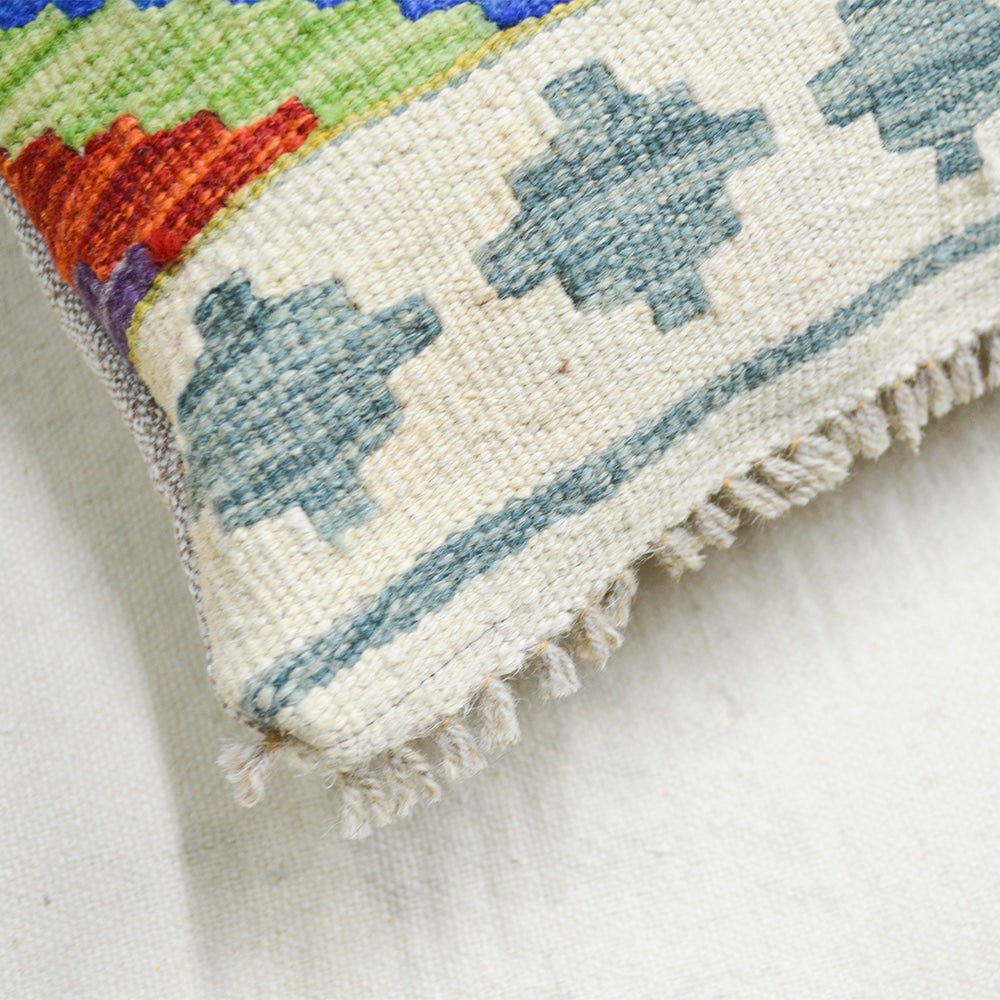 El Dokuma Afgan Kilim Kırlent Kılıfı