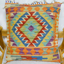 El Dokuma Afgan Kilim Kırlent Kılıfı