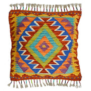 El Dokuma Afgan Kilim Kırlent Kılıfı