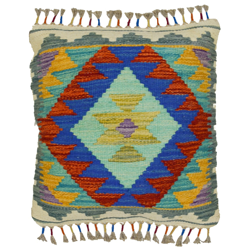 El Dokuma Afgan Kilim Kırlent Kılıfı