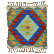 El Dokuma Afgan Kilim Kırlent Kılıfı
