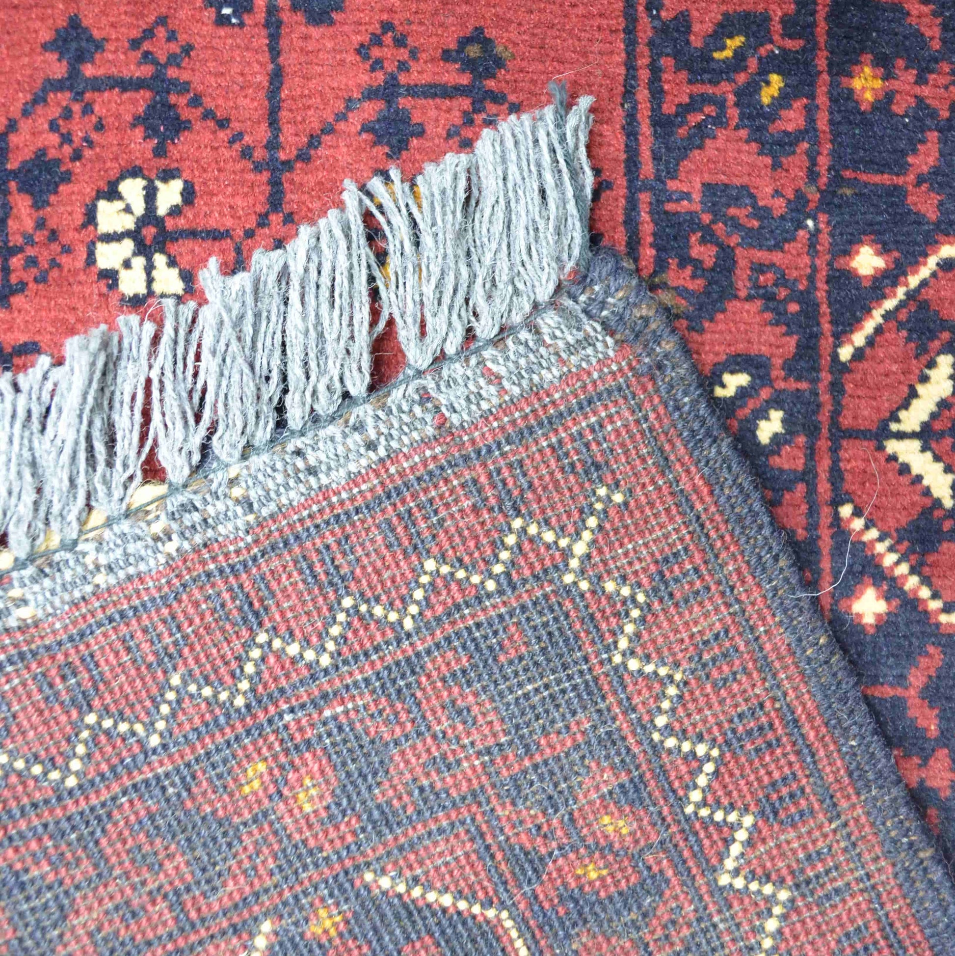El Dokuma Afgan Kunduz Halısı