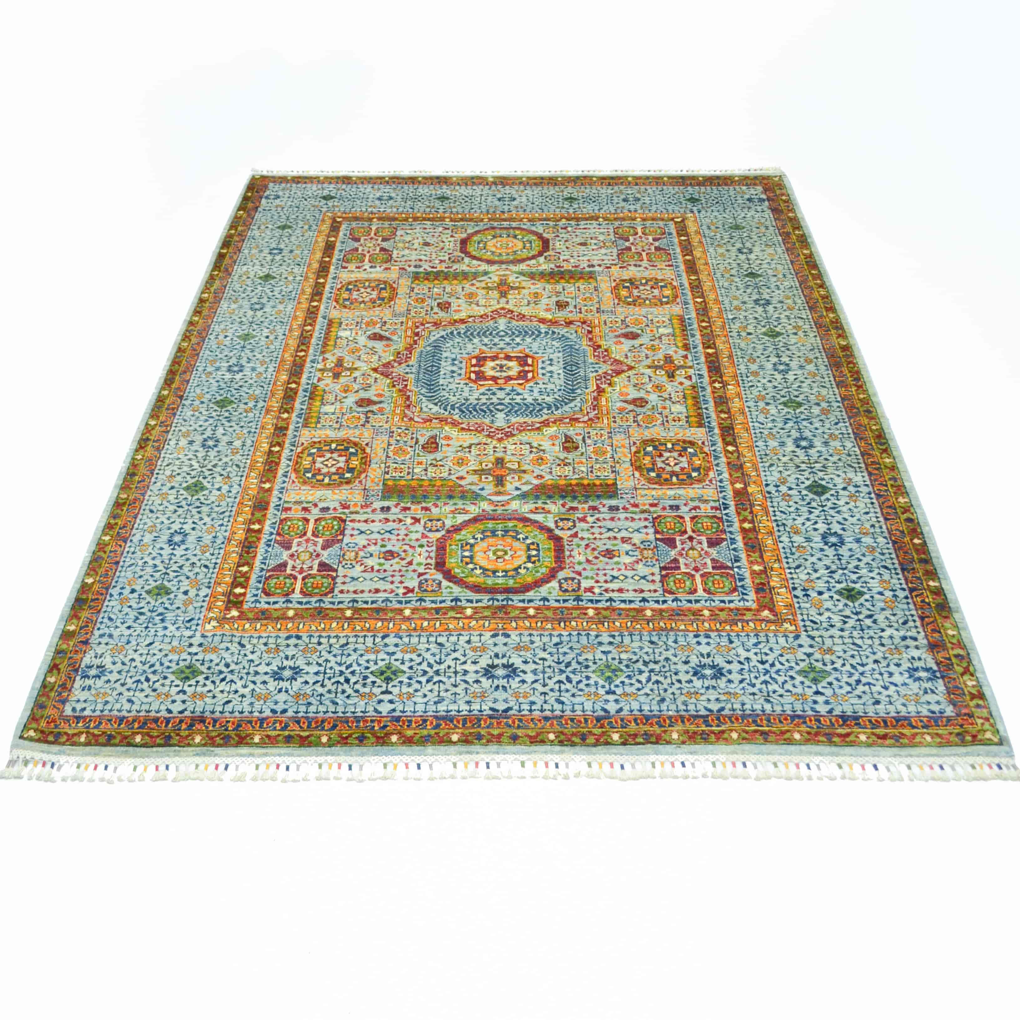 El Dokuma Afgan Memlük Halısı 178x241 cm-Kilim & Halı-KilimCo-NowShopFun