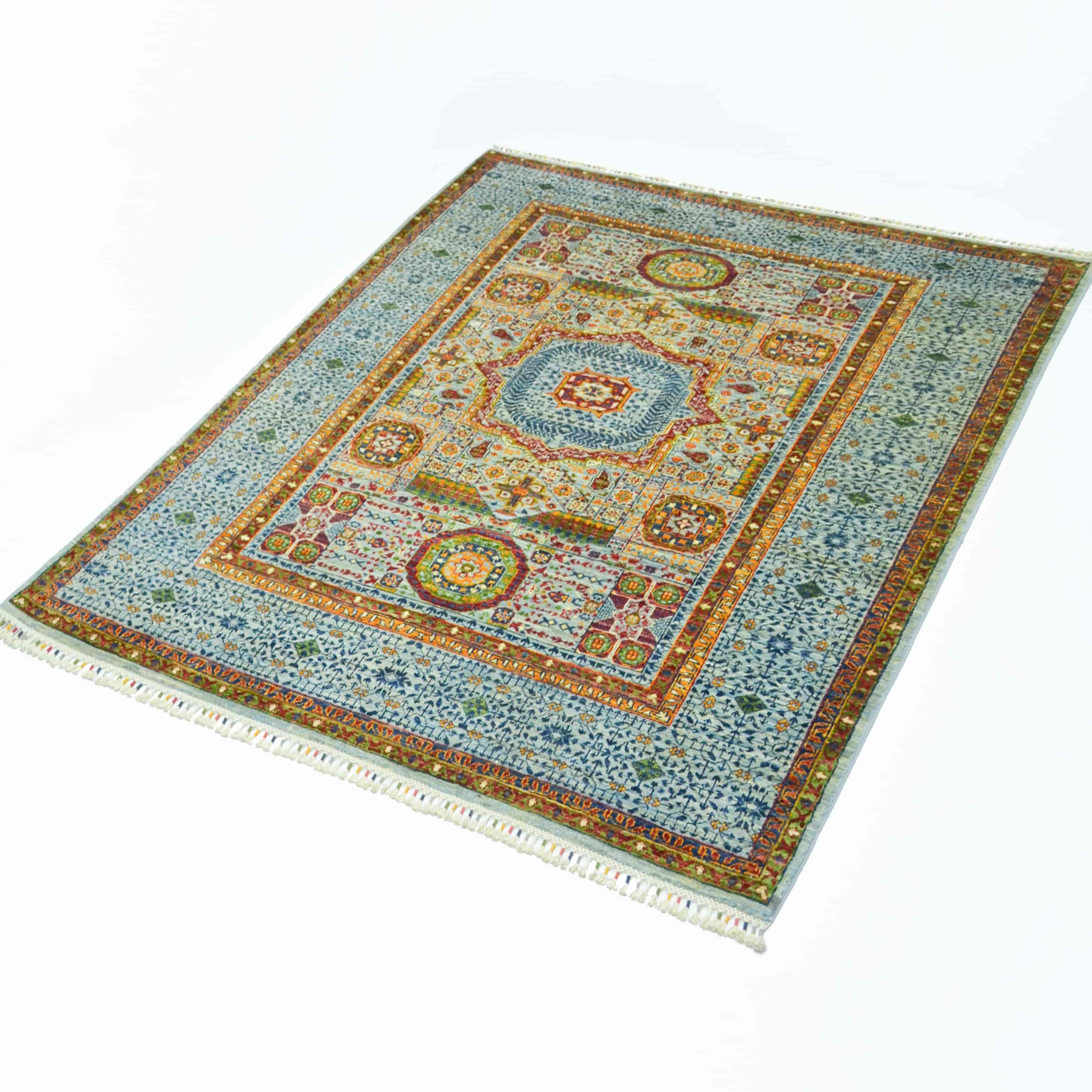 El Dokuma Afgan Memlük Halısı 178x241 cm-Kilim & Halı-KilimCo-NowShopFun