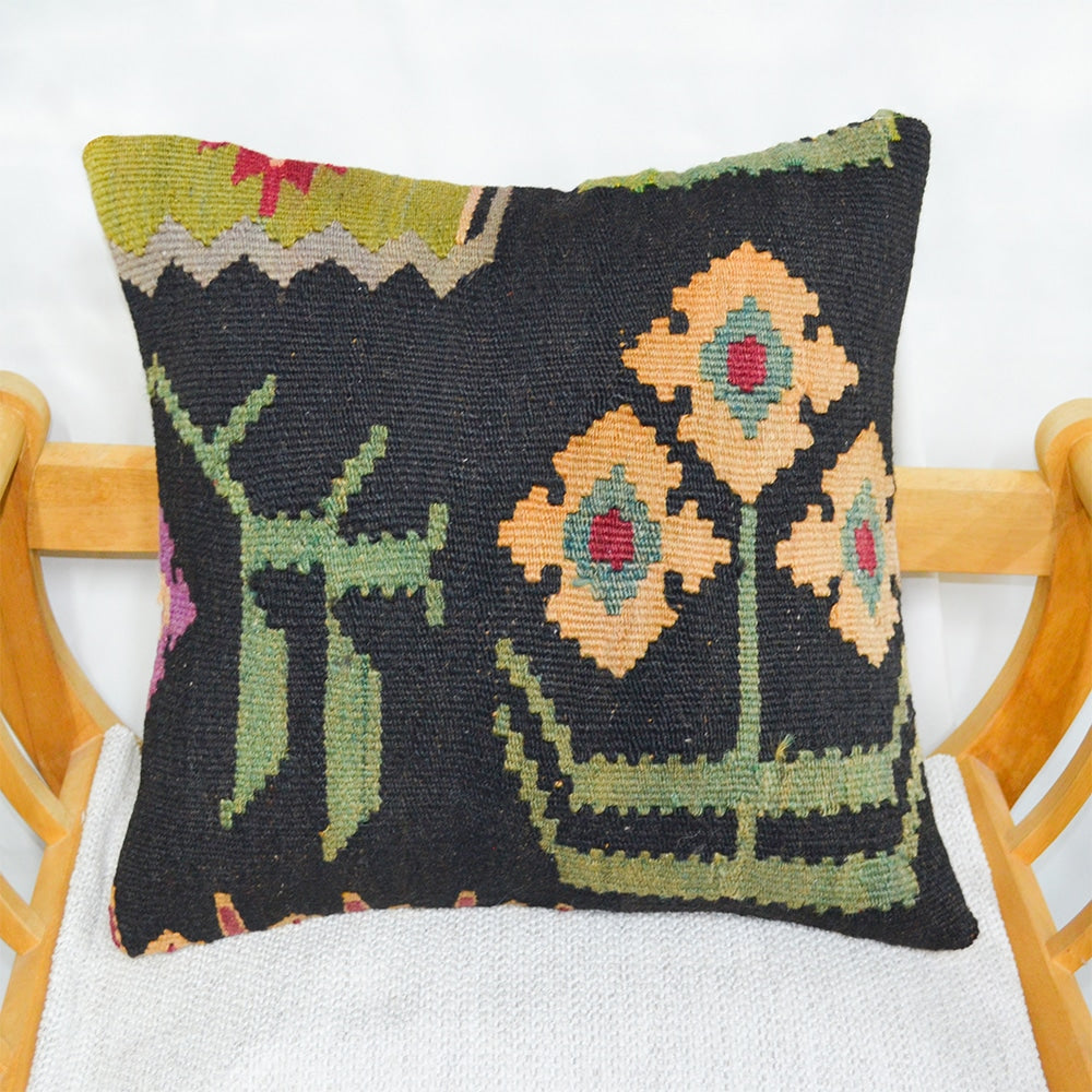 El Dokuma Kilim Kırlent Kılıfı-Kırlent Kılıfı-KilimCo-NowShopFun