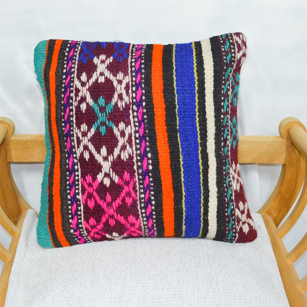 El Dokuma Kilim Kırlent Kılıfı-Kırlent Kılıfı-KilimCo-NowShopFun