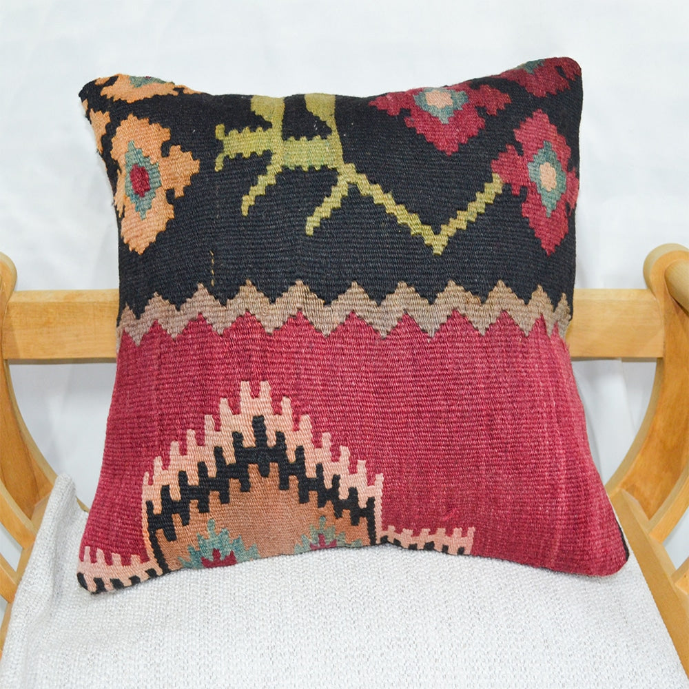 El Dokuma Kilim Kırlent Kılıfı-Kırlent Kılıfı-KilimCo-NowShopFun