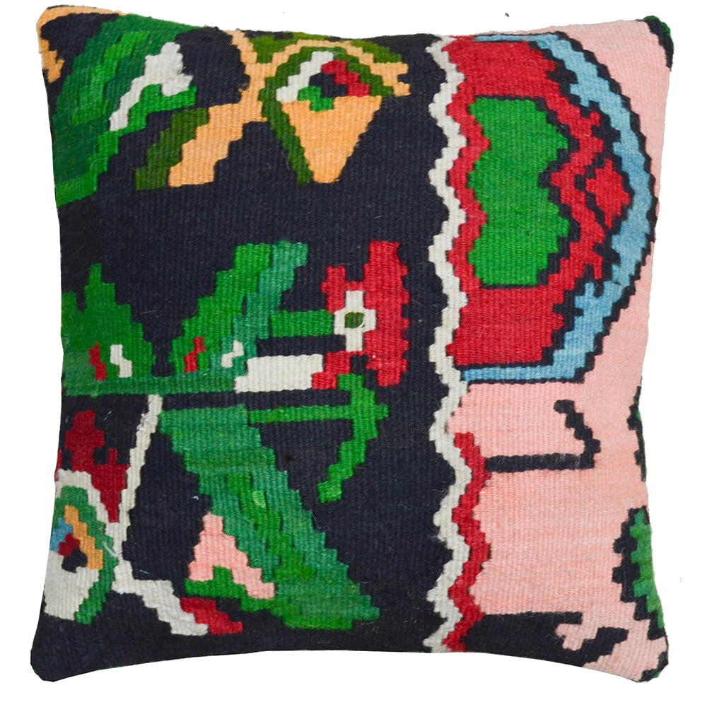 El Dokuma Kilim Kırlent Kılıfı-Kırlent Kılıfı-KilimCo-NowShopFun