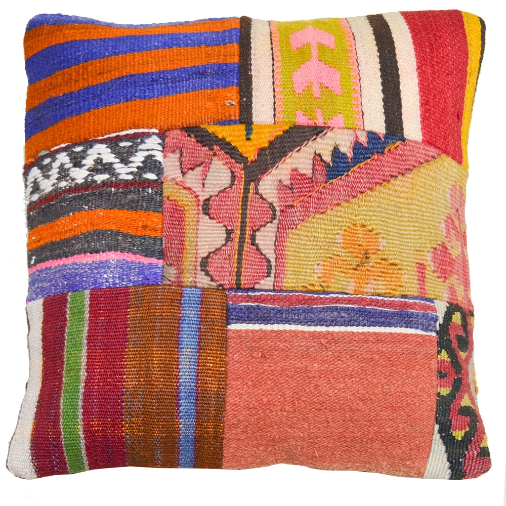 El Dokuma Kilim Kırlent Kılıfı-Kırlent Kılıfı-KilimCo-NowShopFun