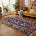 El Dokuma Vintage Döşemealtı Halısı 130x205 cm-Kilim & Halı-KilimCo-NowShopFun