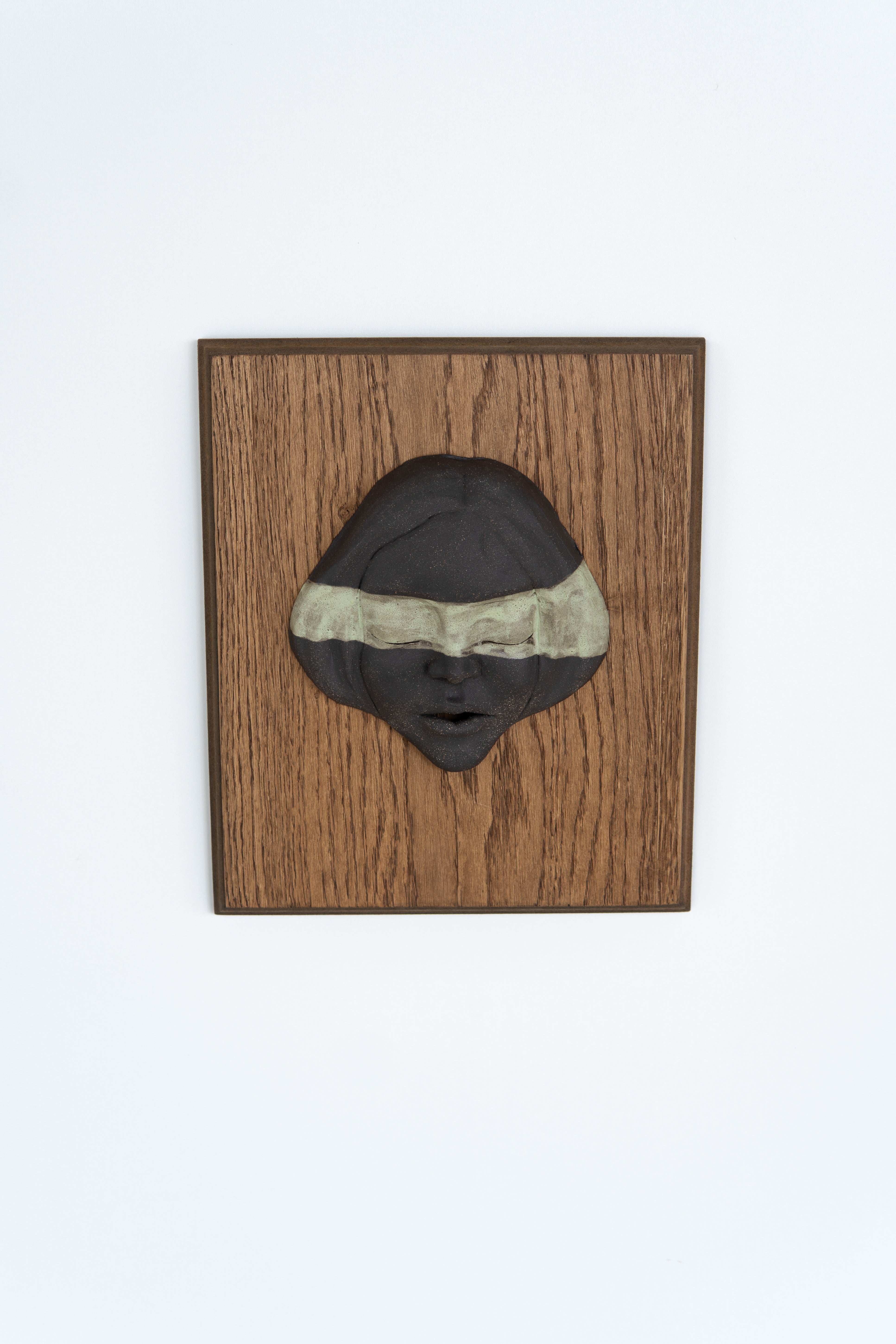 El Yapımı Seramik Ahşap Çerçeve Duvar Heykeli