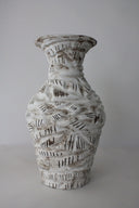 El Yapımı Vintage Görünümlü Stoneware Vazo-Maku Ceramic-NowShopFun